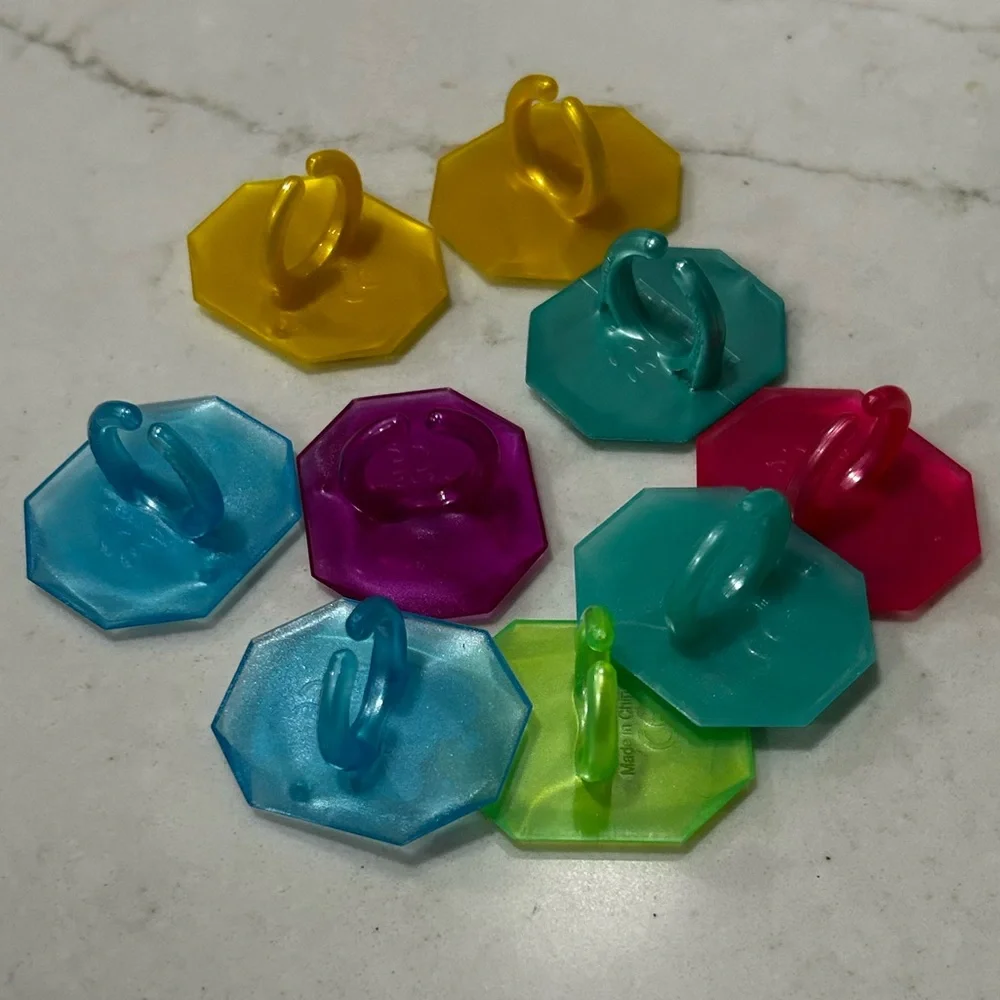 Disney princess rings birthday party favors (set of 9)